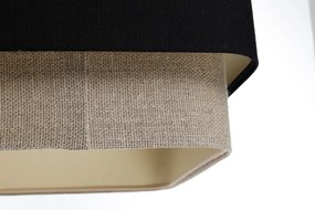 Lampa wisząca KWADRO DUO 006 51x47cm czarna/beżowa BPS KONCEPT
