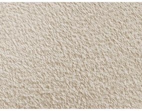 Beżowa ławka z materiału bouclé – Bobochic Paris