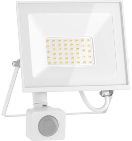 Mexen Luxpro+ naświetlacz LED z czujnikiem ruchu, 30W, Zimna - 6500K, 3300 lm, biały - L236-030-65-20
