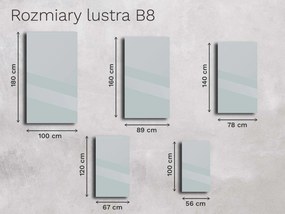 Lustro w ramie B8 56×100