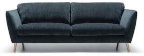 Niebieska aksamitna sofa 227 cm Stella – Sits