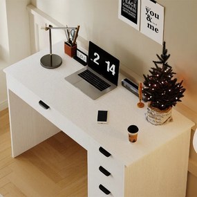 Biurko komputerowe młodzieżowe stolik nowoczesne z szufladami loft 120 cm