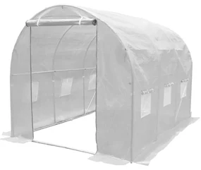 Happy Green Foliage box biały, 2 x 3,5 m