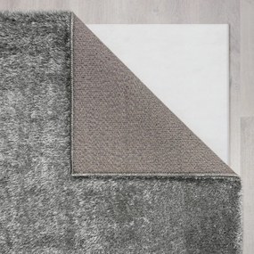 Szary chodnik z włókien z recyklingu 60x230 cm Velvet – Flair Rugs