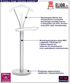 Wieszak Na Biały Garnitur Z Półką B9-K00