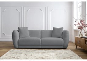 Jasnoszara sofa 230 cm Bourbon – Bobochic Paris