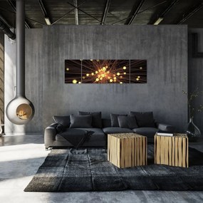 Obraz abstrakcji (170x50 cm)