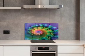 Panel szklany do Kuchni Modernistyczny Wzór Geometryczny