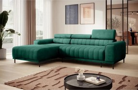 Narożnik CALDO S/MINI Lewostronny z funkcją spania wolnostojąca w tkaninie RUN AGAIN 36 WERSAL