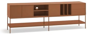 Ceglasta szafka pod TV 220x74x45 cm Platt – Teulat