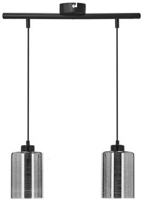 Podwójna lampa wisząca ze złotymi kloszami - 3X D265 L4-S96