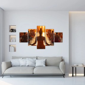 Obraz - Lekcje jogi (125x70 cm)