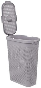 Wysoki kosz na pranie z plastiku, 40 l