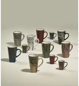 Zielone kamionkowe kubki na espresso zestaw 4 szt. 100 ml Hela – Villa Collection