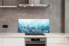 Szklany Panel Abstrakcyjny Motyw Dmuchawca