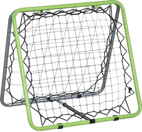 Rebounder Bejsbol Bramka Odbijająca Składana Metalowa Rama Siatkowa Zielona | Aosom PL