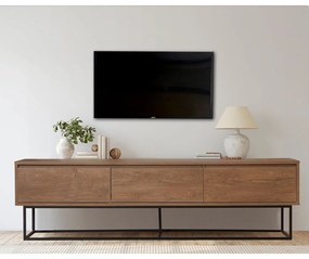 Szafka pod TV w dekorze orzecha 180x50 cm Rodez – Kalune Design