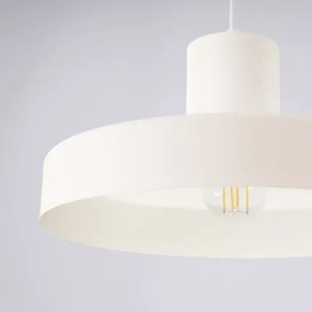 Beżowa industrialna lampa wisząca L2-E22