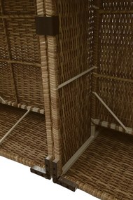 Zestaw rattanowy MALIBU dla 5 osób (beżowo-brązowy)