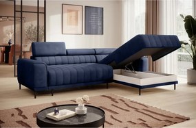 Narożnik CALDO S/MINI Prawostronny z funkcją spania wolnostojący w tkaninie RUN AGAIN 77 WERSAL