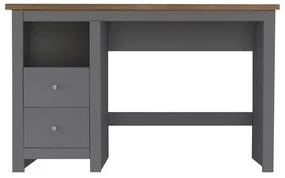 Biurko z blatem w dekorze dębu 50x120 cm Emerald – Støraa
