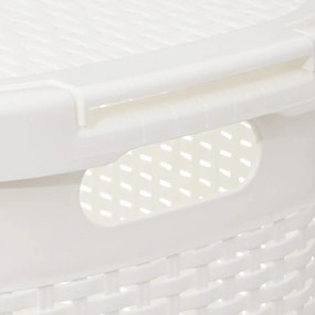 Wysoki kosz na pranie z plastiku, 60 l