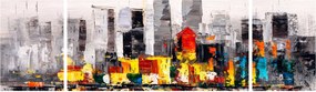 Obraz - Obraz przedstawiający duże miasto (170x50 cm)