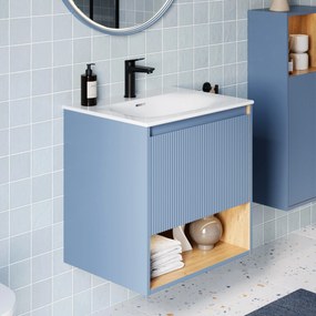 Szafka podumywalkowa BELDIVO 60 cm z umywalką ceramiczną