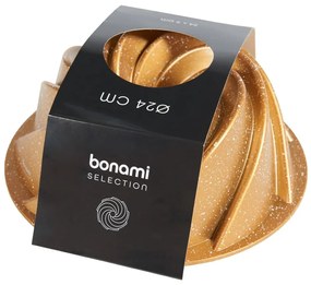 Forma do pieczenia z litego aluminium w kolorze złota Bonami Selection Rosa