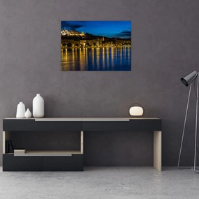 Obraz miasta nocą (70x50 cm)
