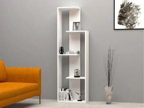 Półka skandynawska – 50 x 160 x 19,6 cm – biała – płyta wiórowa pokryta melaminą