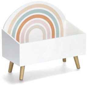 Skrzynia na zabawki RAINBOW, MDF + sosna