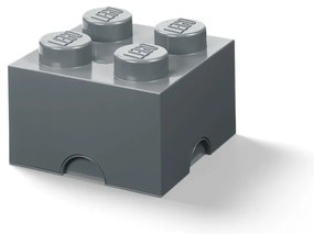 Ciemnoszary dziecięcy pojemnik LEGO® Square