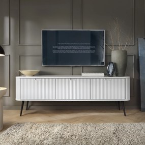 Szafka RTV stojąca ZENZERO 168 cm do Salonu pod Telewizor - Biały