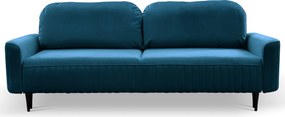 Masseno Sofa FILO z funkcją spania i pojemnikiem na pościel, Rozkładana sofa – Niebieski, VELLUTO 11