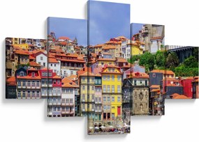 Obraz - Ribeira, Portugalia (125x70 cm)