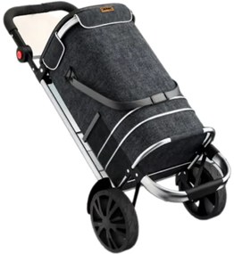 Jurhan Torba na zakupy na kółkach EASY, 50l, czarna