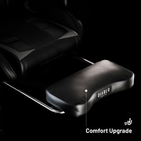 Fotel gamingowy Diablo X-Ray 2.0 King Size, czarno-szary