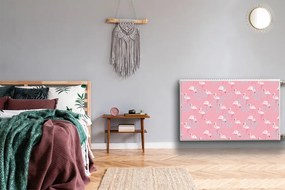 Maskownica na kaloryfer Flamingi