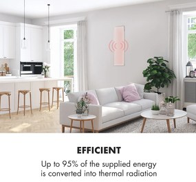 Klarstein Wonderwall 300W 30x100cm Panel na podczerwień Biały