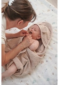 Koc dziecięcy z bawełny organicznej w kolorze kości słoniowej 90x120 cm Dreamland – Cam Cam Copenhagen