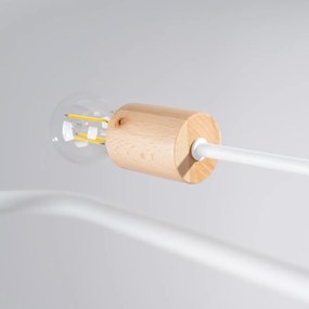 Żyrandol TIMBO 4 biały SOLLUX  LIGHTING
