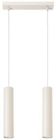 Lampa wisząca LAGOS 2 beżowa SOLLUX  LIGHTING