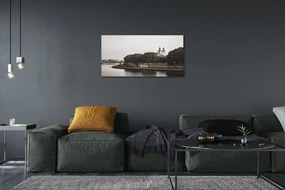 Obraz drukowany na płótnie Most na Wiśle w Krakowie