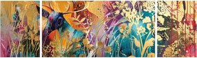 Obraz - Abstrakcyjny obraz natury (170x50 cm)