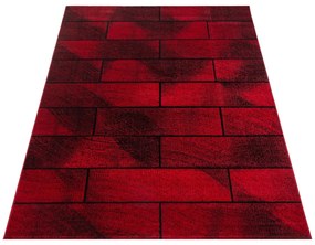 Dywan nowoczesny Beta czerwono-czarny 120 cm x 170 cm