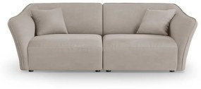 Beżowa sofa z materiału bouclé 206 cm Tokyo – Cosmopolitan Design