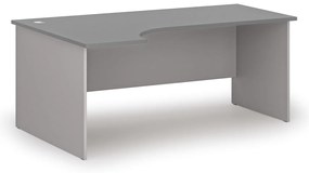 Narożne biurko PRIMO GRAY, 180x120 cm, lewe, szary/grafit