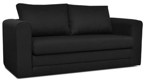 Czarna sofa rozkładana Cosmopolitan Design Honolulu