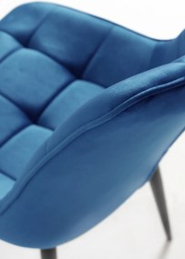 Pack 4 Krzesa Cade Aksamitne